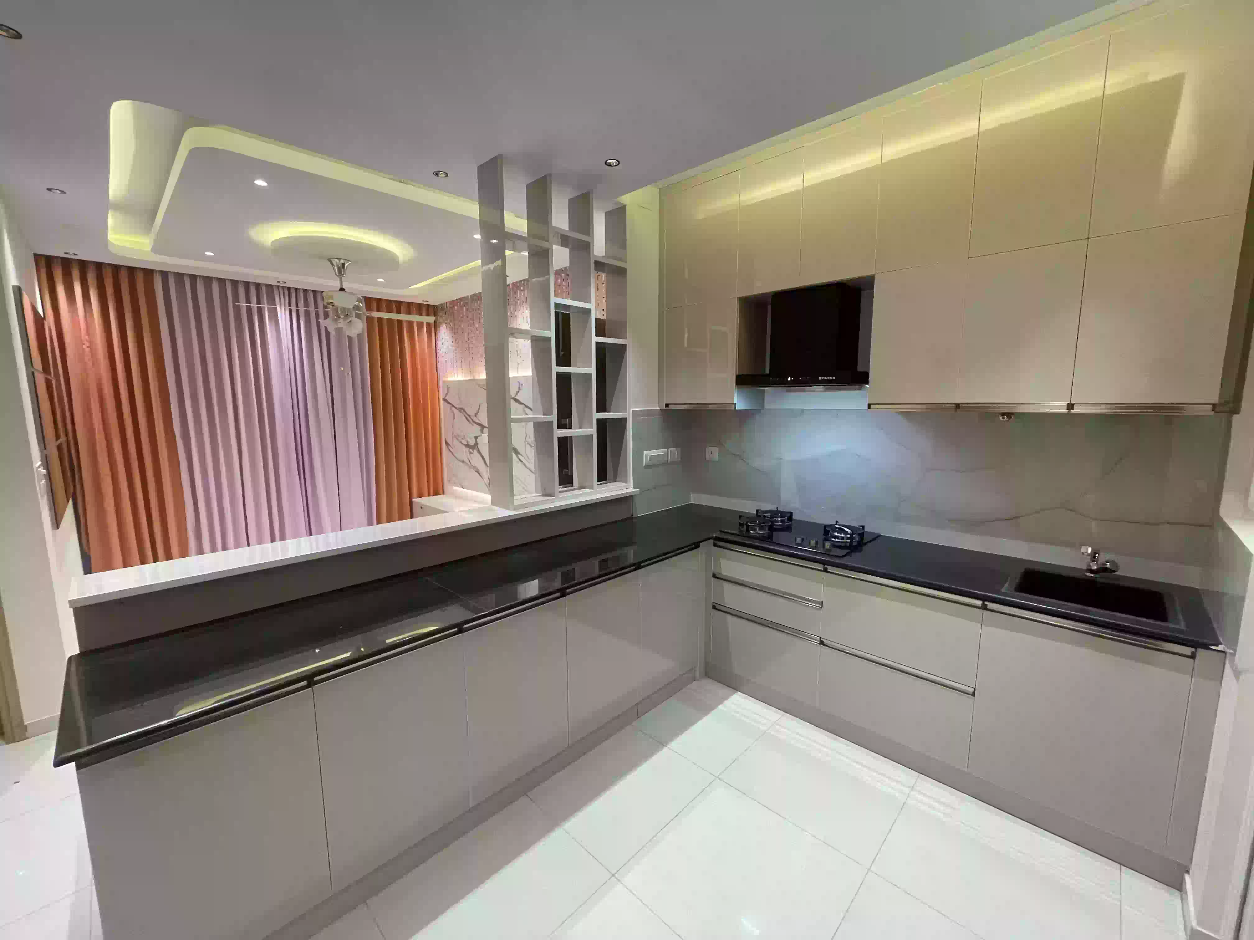 S A Interiors Modular Kitchen